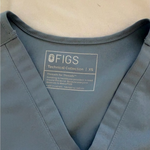 Figs SET Light blue Scrub XS - Picture 3 of 8